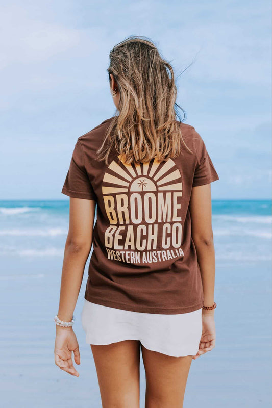 Ladies Dune Tee - Chocolate Sunset