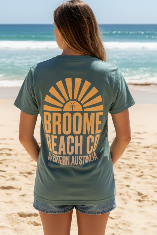 Ladies Dune Tee - Sage Sunset