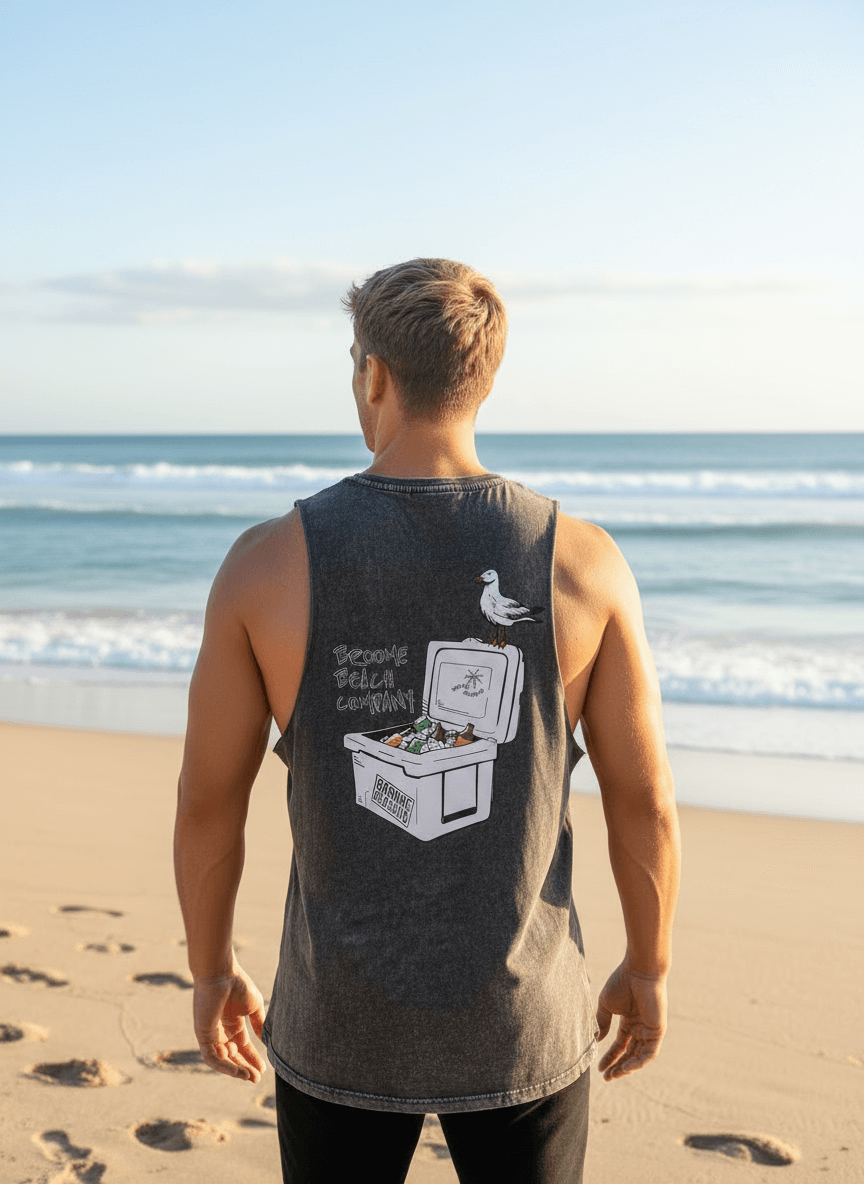 Beach Cut Off Tank - Esky Tropical Summer Limited Edition 2026