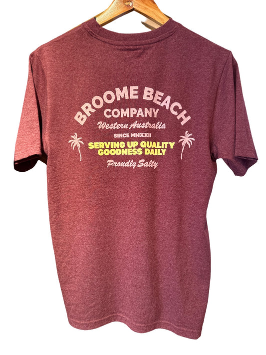 Common Tee - Washed Plum & Gold