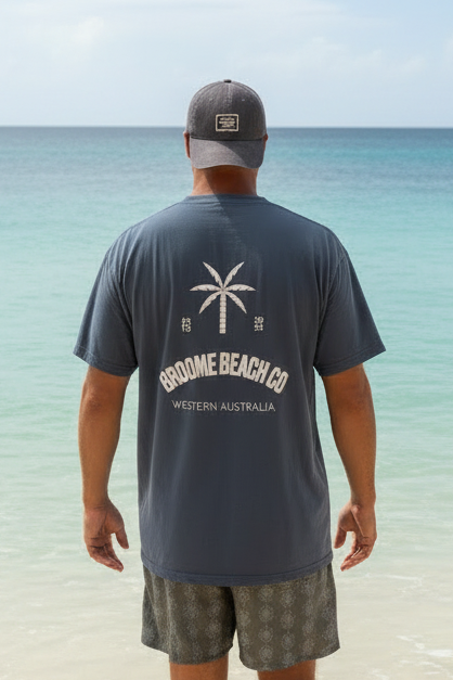 Vintage Washed Blue - Classic White