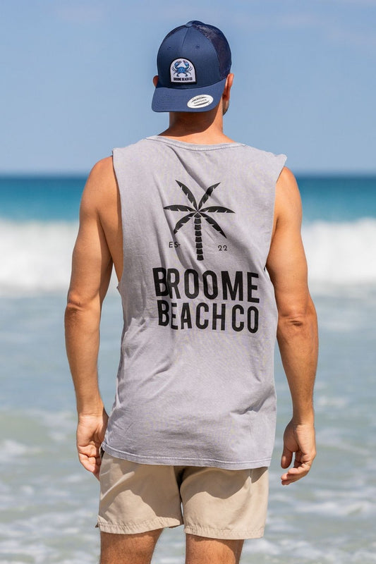 Beach Cut Off Tank - Ash