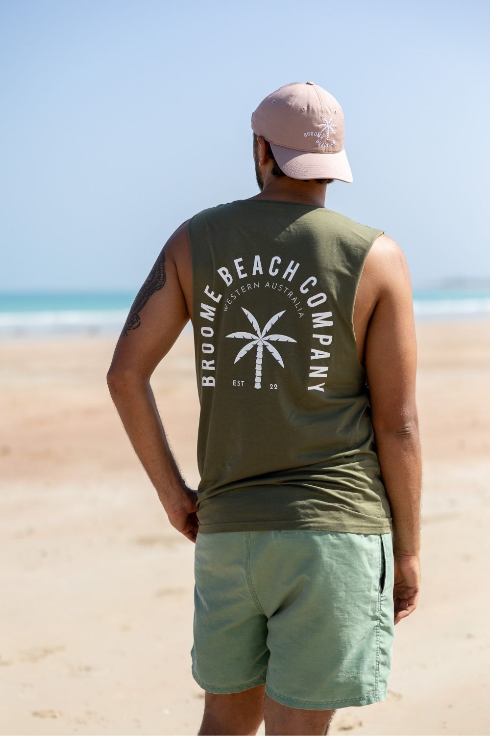 Beach Cut Off Tank - Army