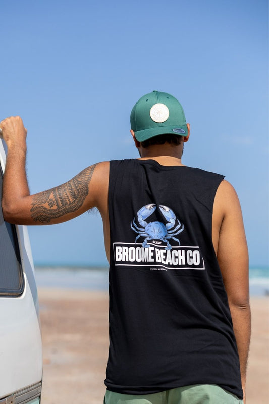Beach Cut Off Tank - Mudcrab