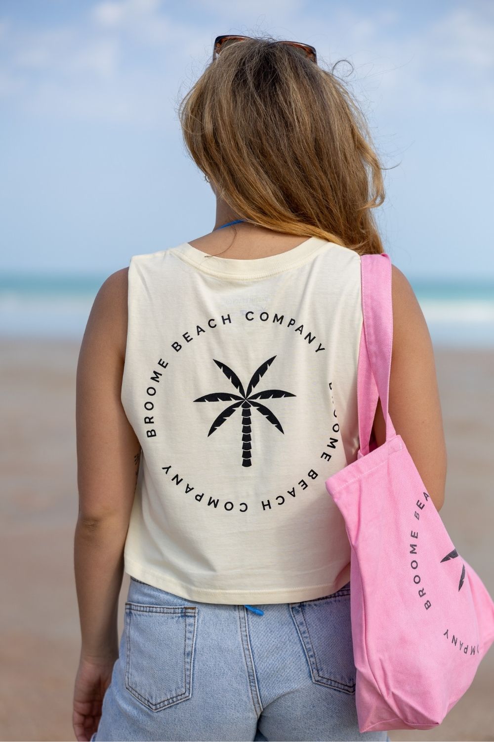 Ladies Crop Tank - Lemon