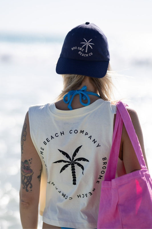 Ladies Crop Tank - Lemon