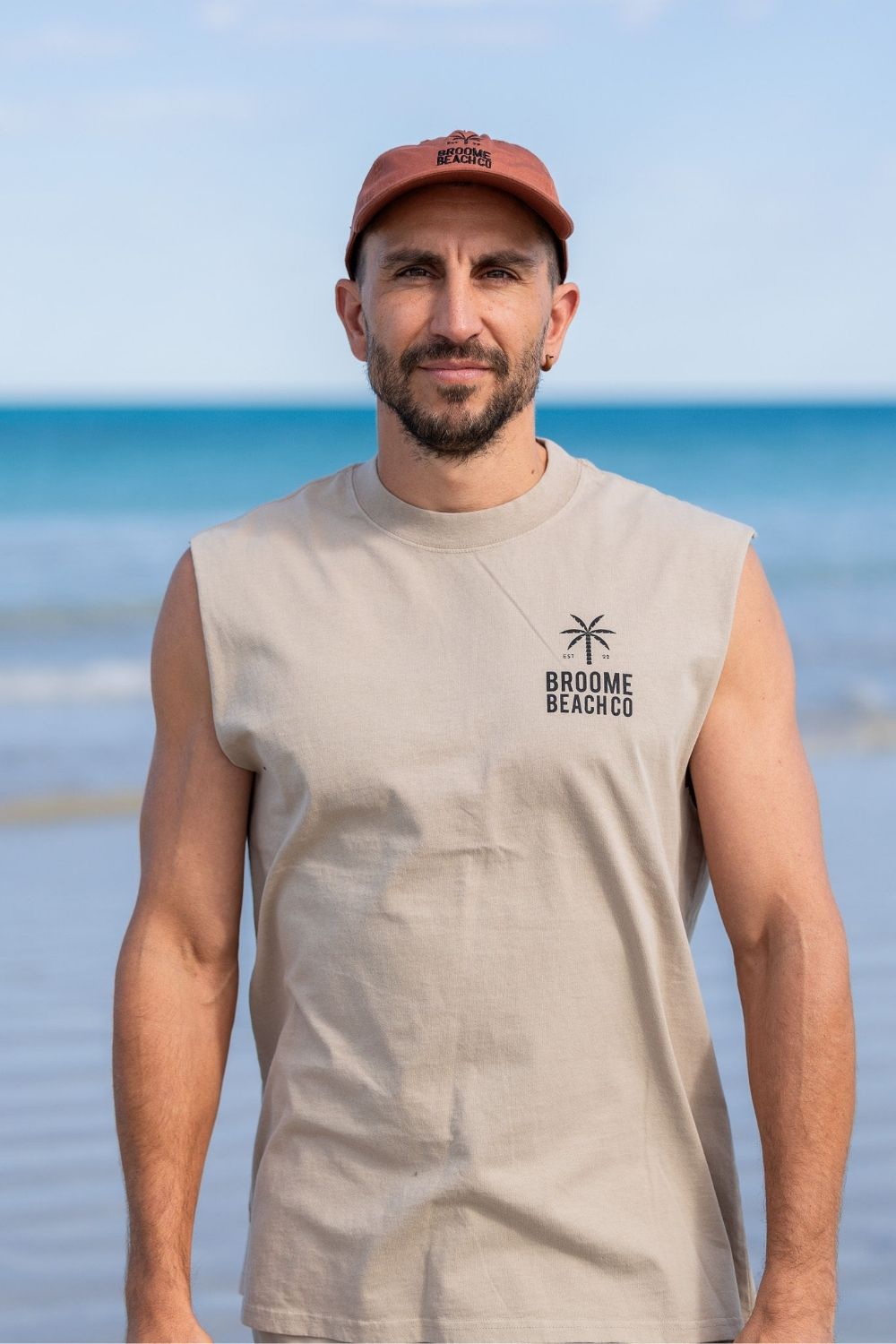 Faded Muscle Tank - Sand