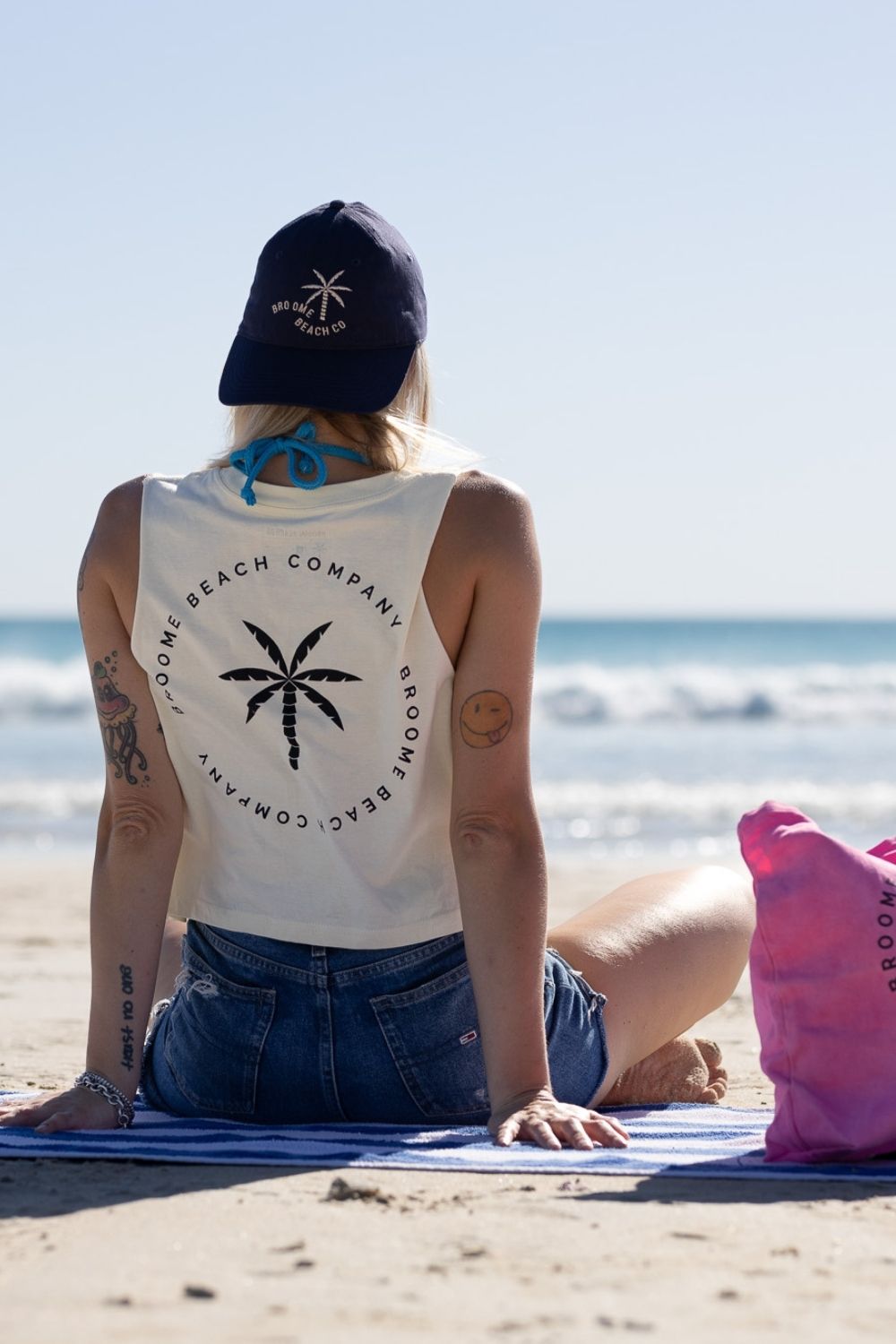 Ladies Crop Tank - Lemon