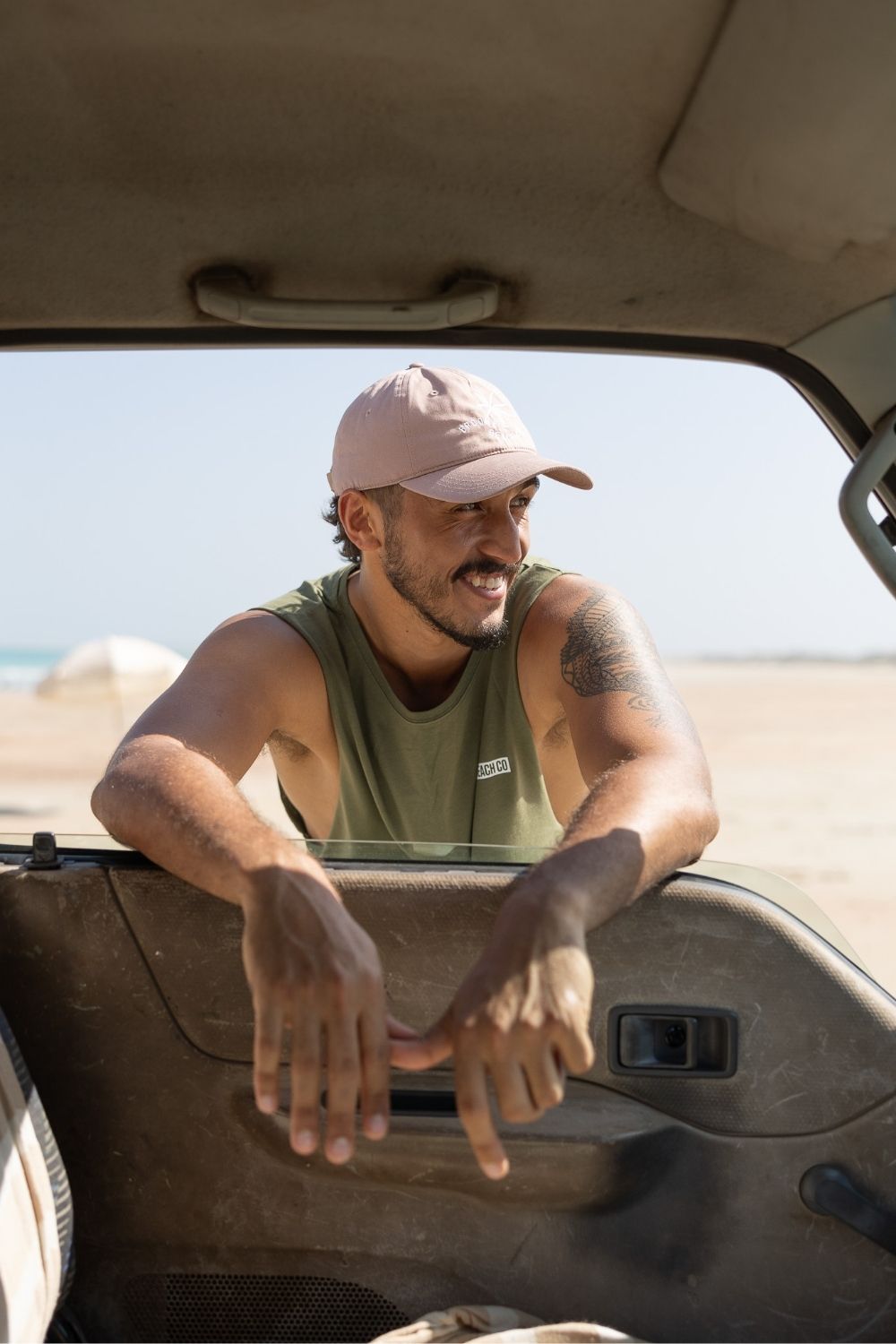 Beach Cut Off Tank - Army