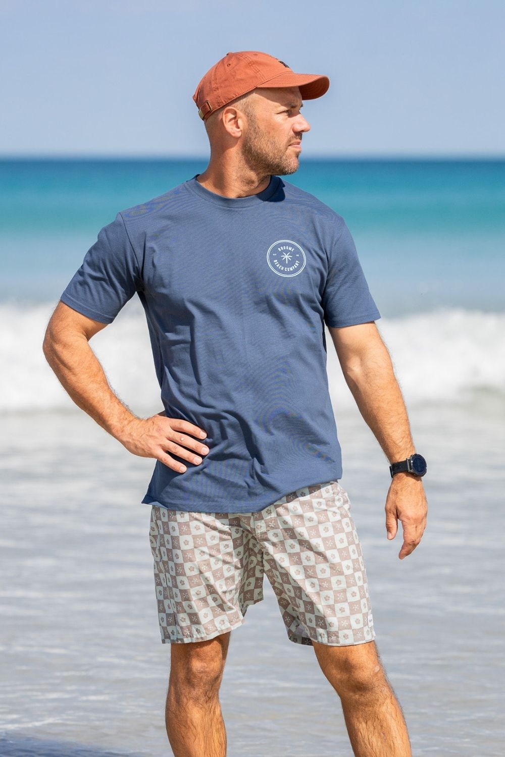 Coast Tee - Steel Blue