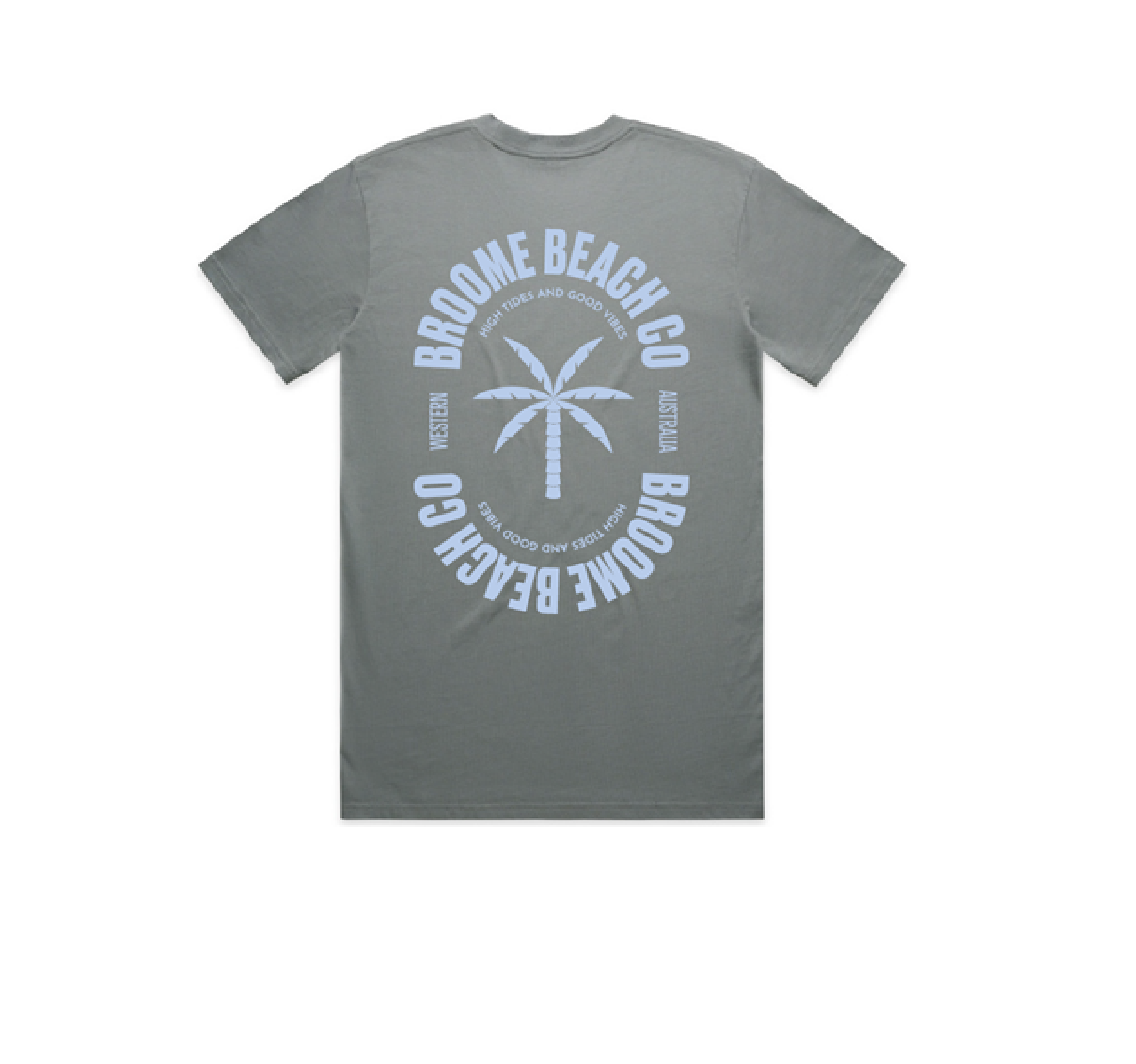 Coast Tee - Dark Grey & Blue