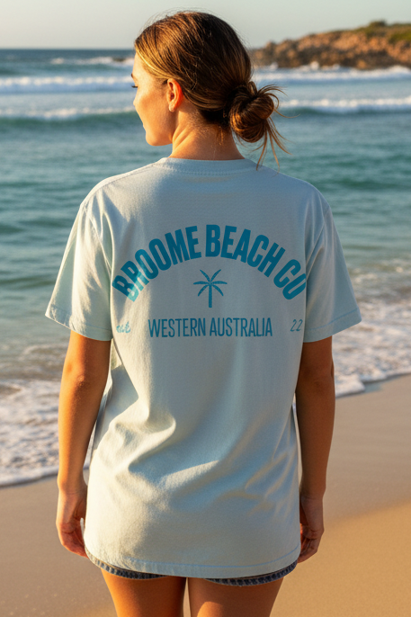 Ladies Dune Tee - Light Blue Blue